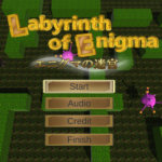 エニグマの迷宮　タイトル画面
